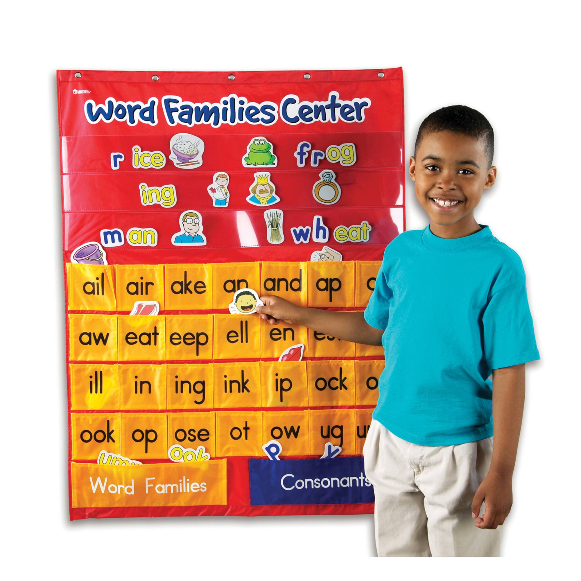 Learning Resources® Word Families & Rhyming Center Pocket Chart